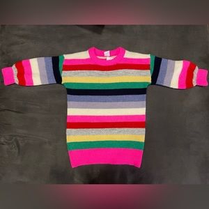 Colorful toddler sweater dress from baby gap